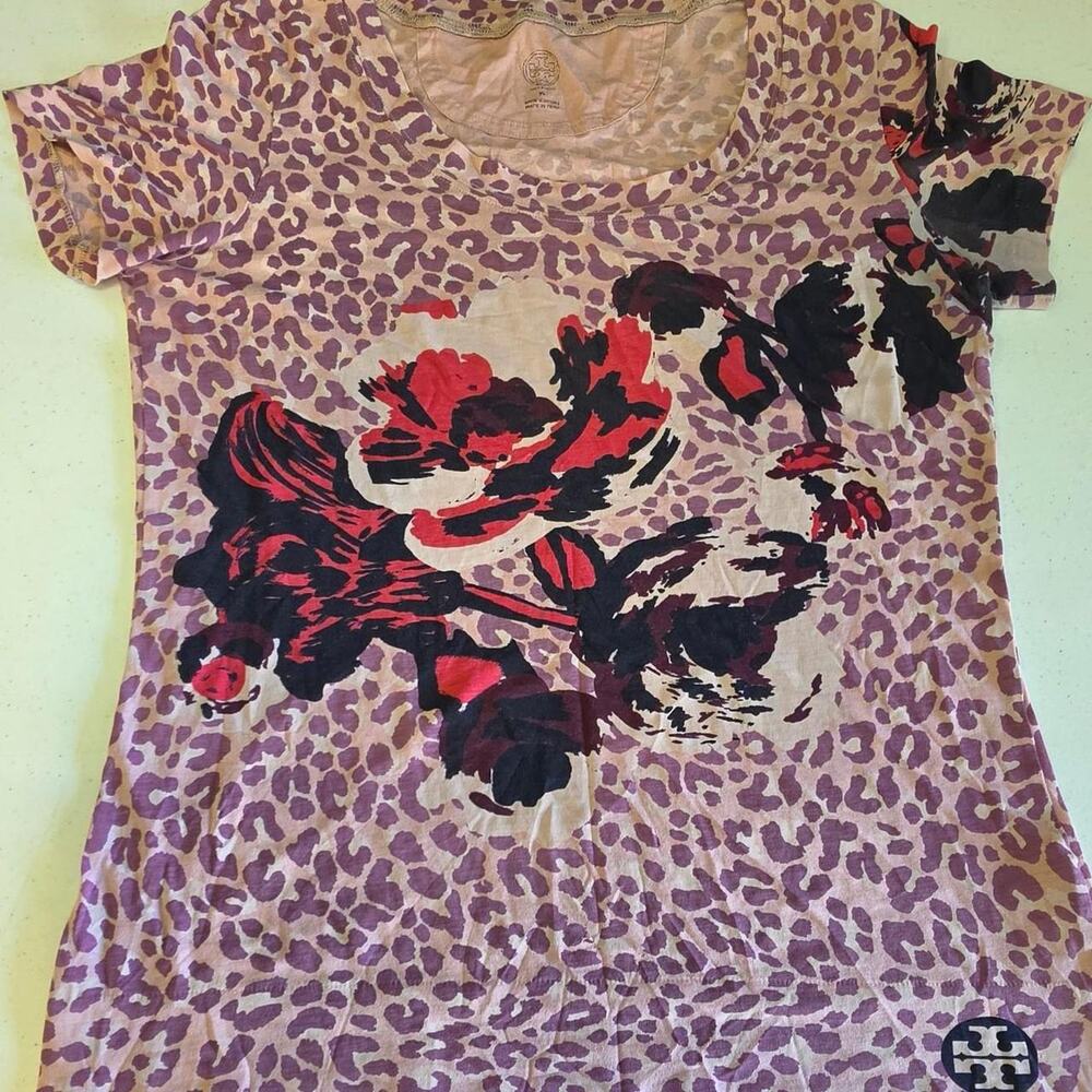 Tory burch leopard print cotton